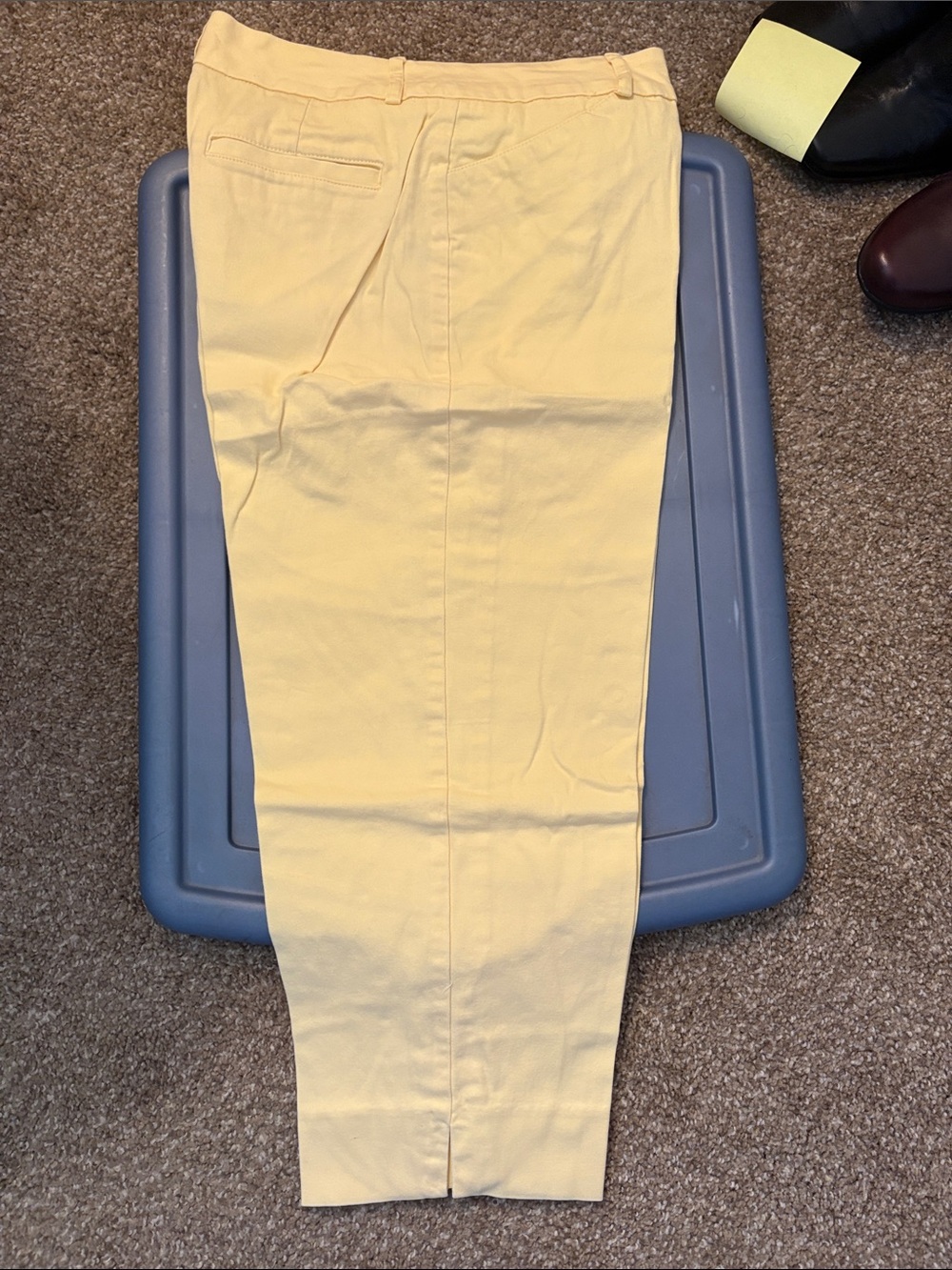 St. John's Bay Yellow Straight-Leg Jeans